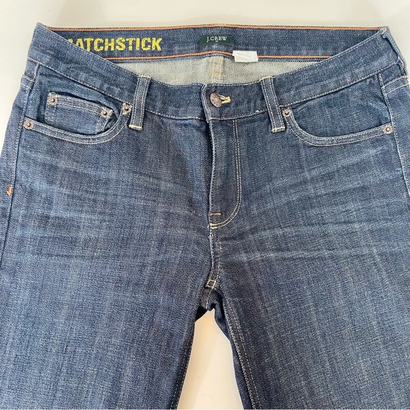 J. Crew Matchstick Dark Wash Jeans Straight Leg Style 80280 Size 30 - Picture 3 of 8